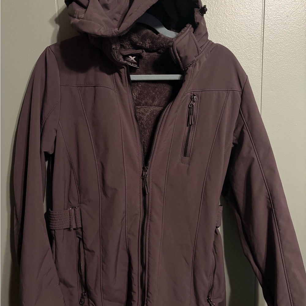 Brown Hooded Jacket